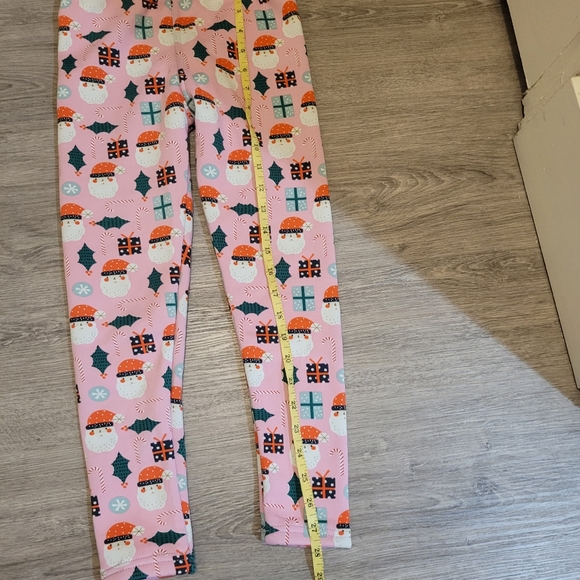 Girls Christmas pants, Lined inside to keep warm - Picture 3 of 5